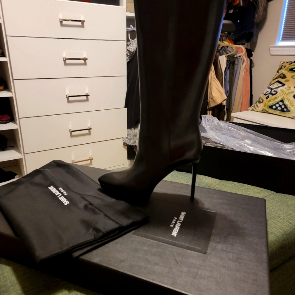 Ysl stiletto boots